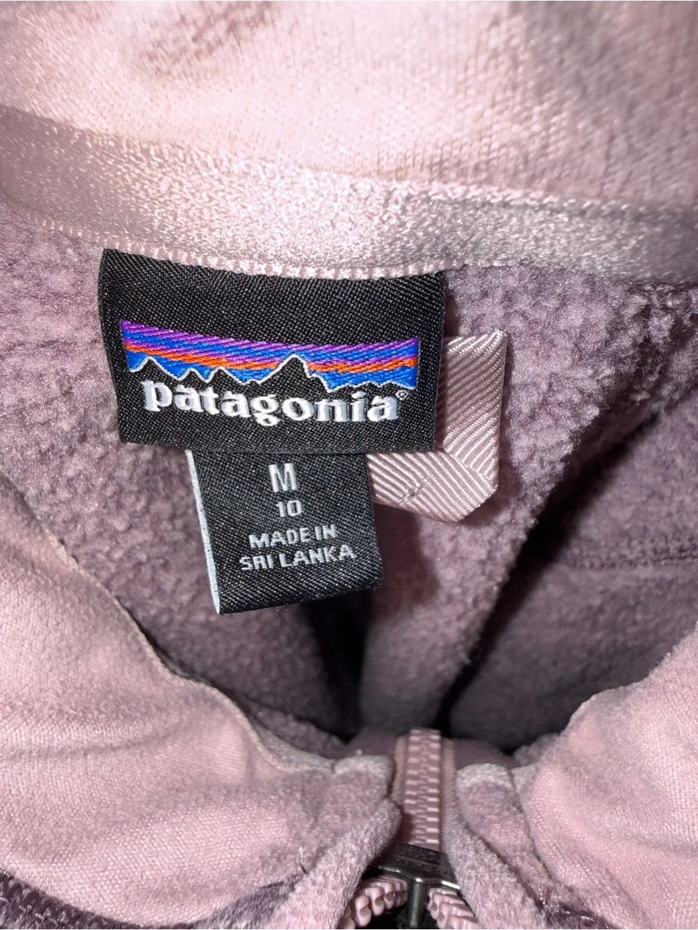 Patagonia Girls' Better Sweater 1/4-Zip, size 10, EUC
